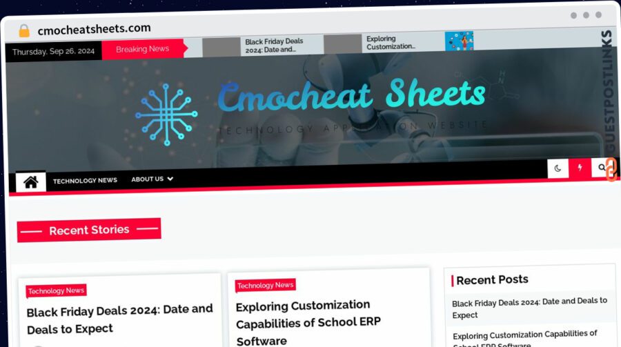 Publish Guest Post on cmocheatsheets.com