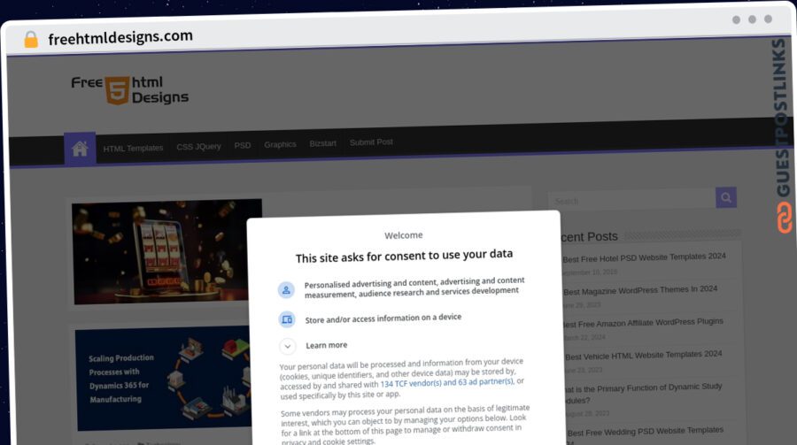 Publish Guest Post on freehtmldesigns.com