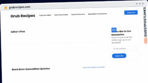 Publish Guest Post on grubrecipes.com