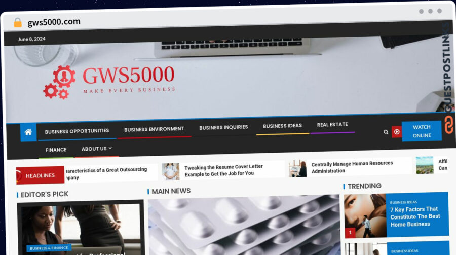 Publish Guest Post on gws5000.com