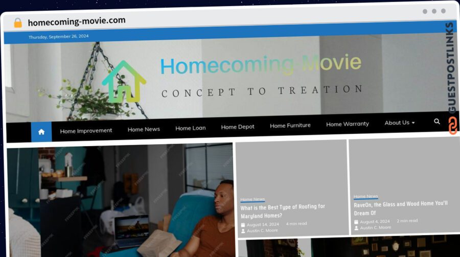 Publish Guest Post on homecoming-movie.com