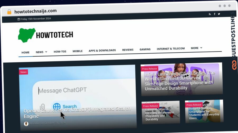 Publish Guest Post on howtotechnaija.com