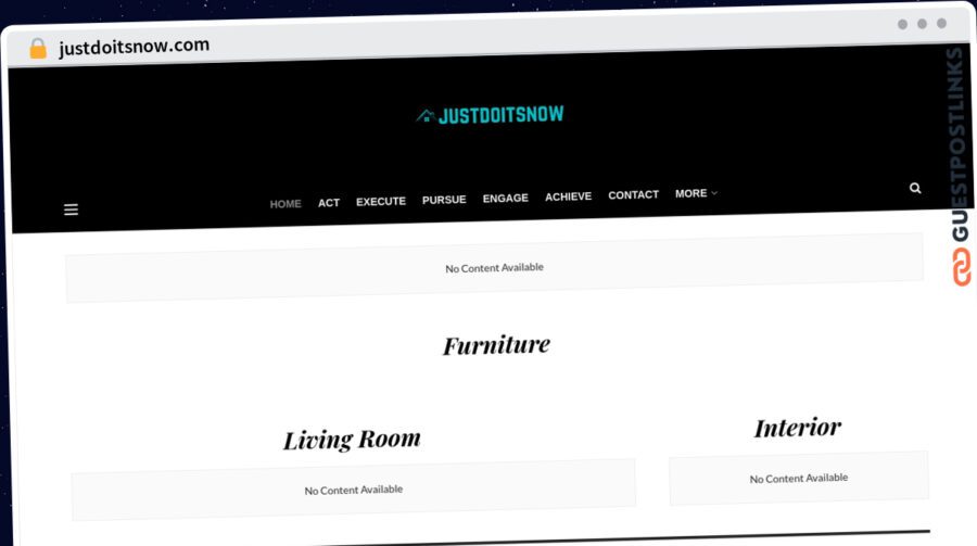 Publish Guest Post on justdoitsnow.com