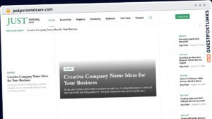 Publish Guest Post on justpersonalcare.com