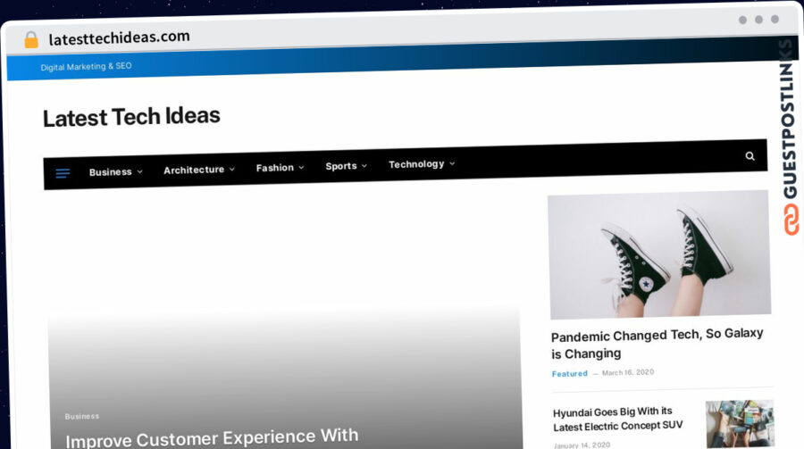 Publish Guest Post on latesttechideas.com