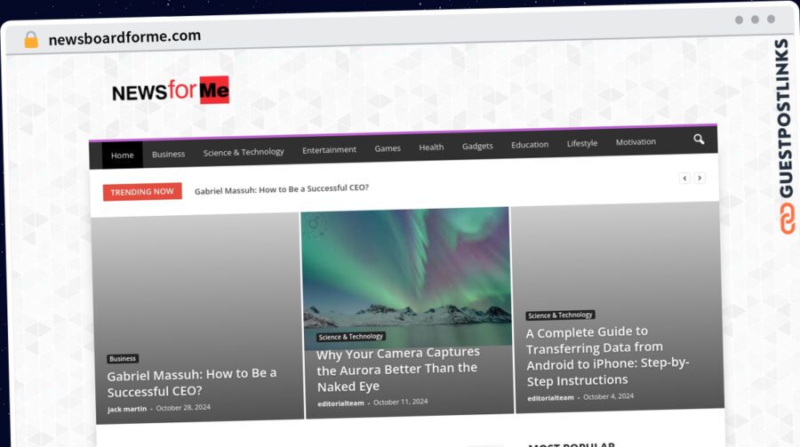 Publish Guest Post on newsboardforme.com