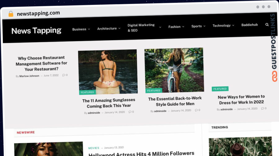 Publish Guest Post on newstapping.com