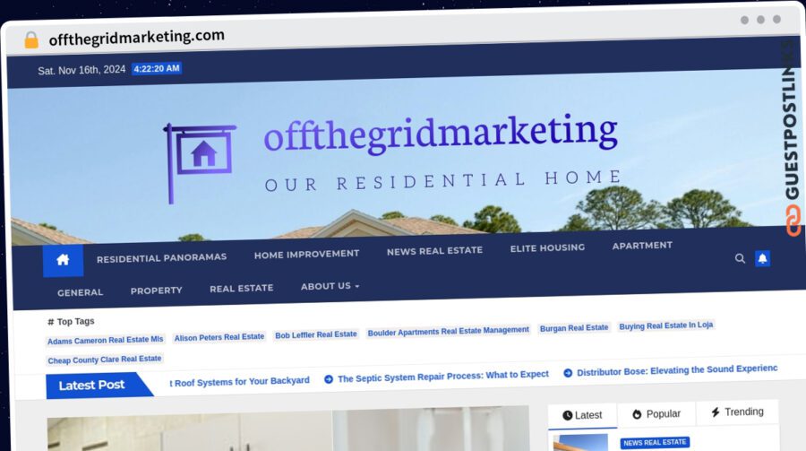 Publish Guest Post on offthegridmarketing.com