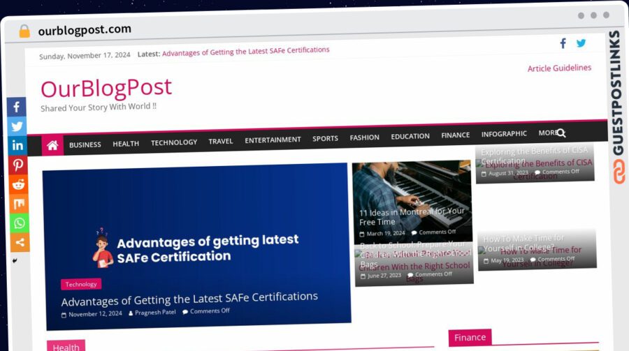 Publish Guest Post on ourblogpost.com