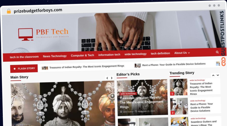 Publish Guest Post on prizebudgetforboys.com