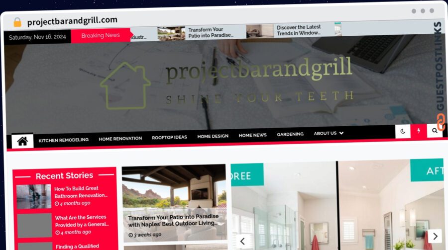 Publish Guest Post on projectbarandgrill.com