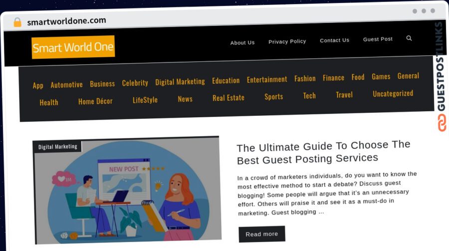 Publish Guest Post on smartworldone.com
