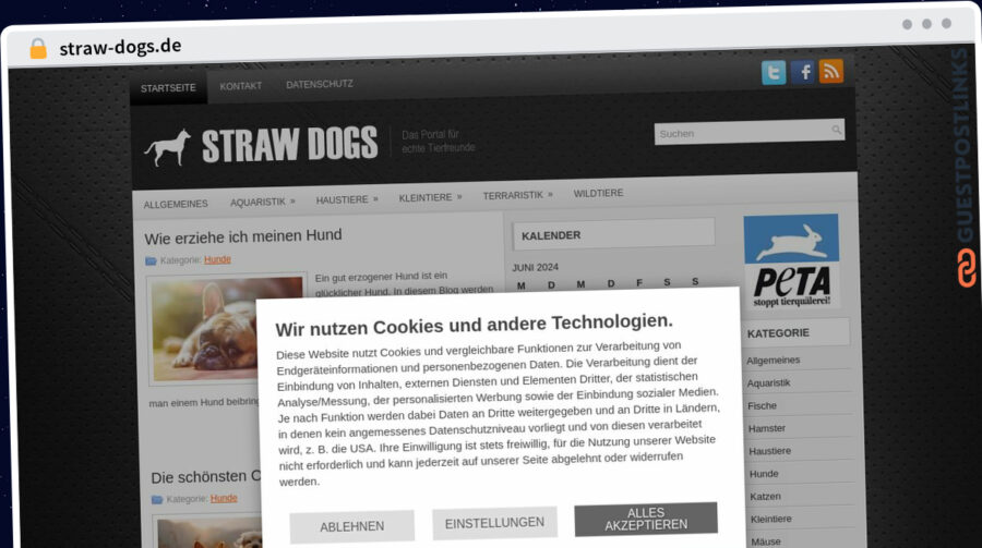 Publish Guest Post on straw-dogs.de