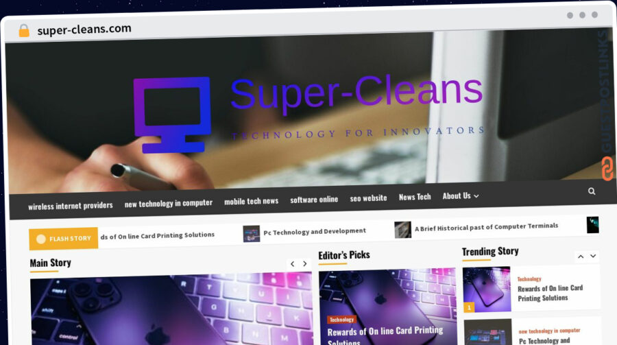 Publish Guest Post on super-cleans.com