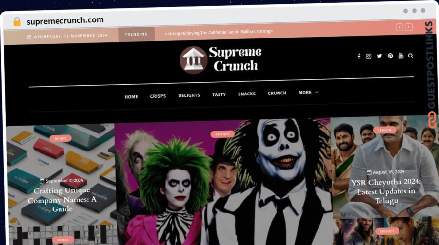 Publish Guest Post on supremecrunch.com
