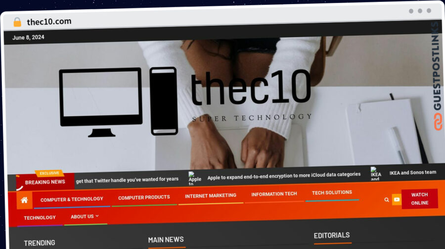Publish Guest Post on thec10.com