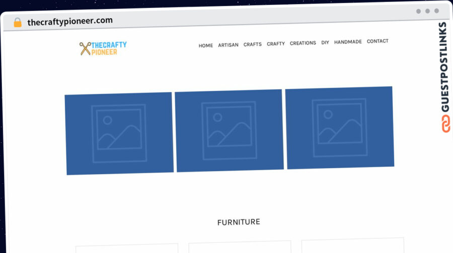 Publish Guest Post on thecraftypioneer.com