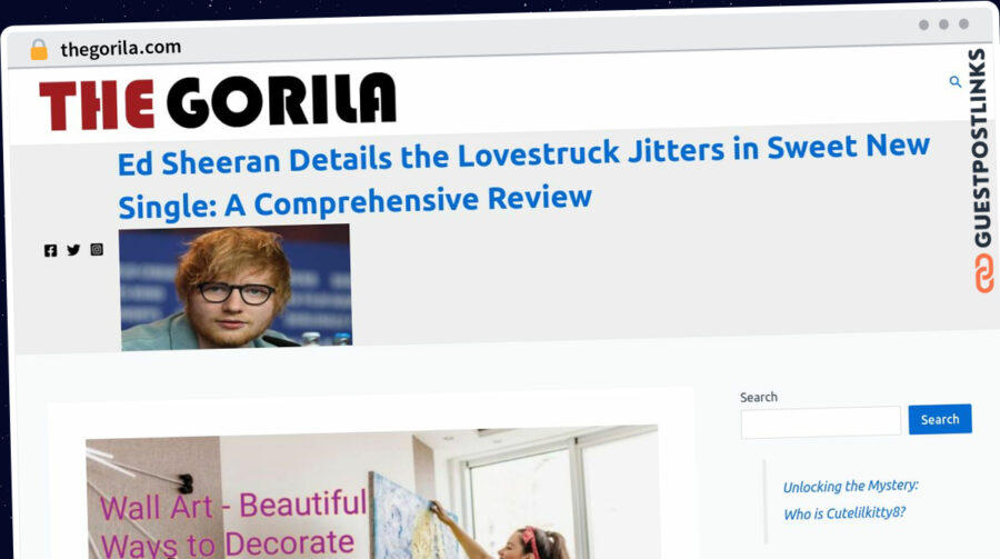 Publish Guest Post on thegorila.com