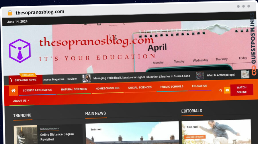 Publish Guest Post on thesopranosblog.com