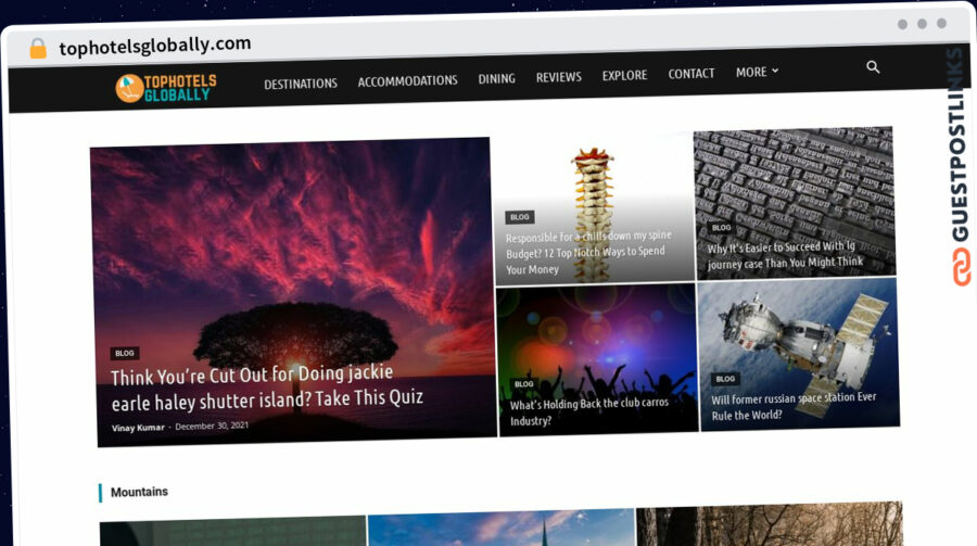 Publish Guest Post on tophotelsglobally.com