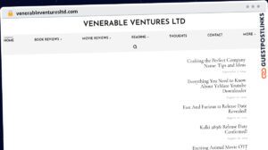 Publish Guest Post on venerableventuresltd.com