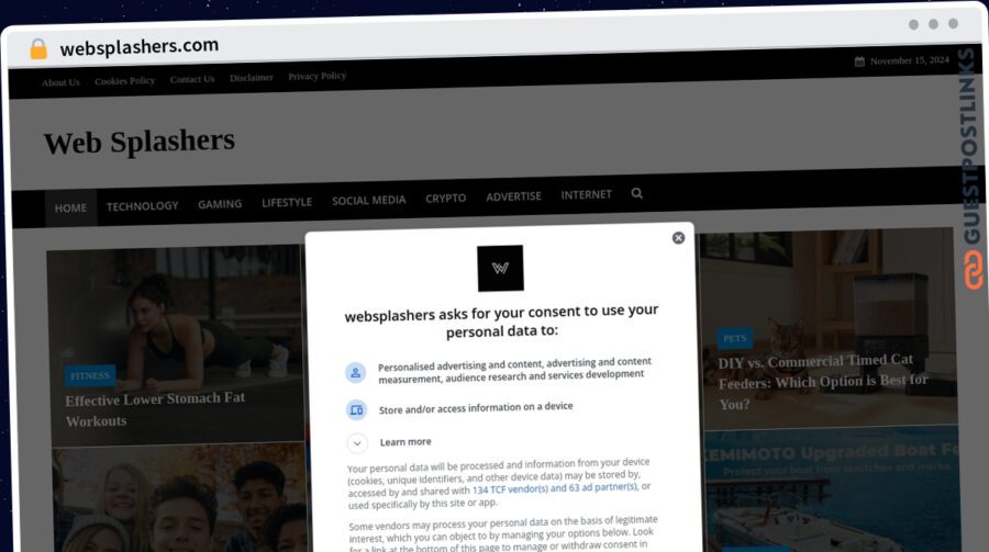 Publish Guest Post on websplashers.com