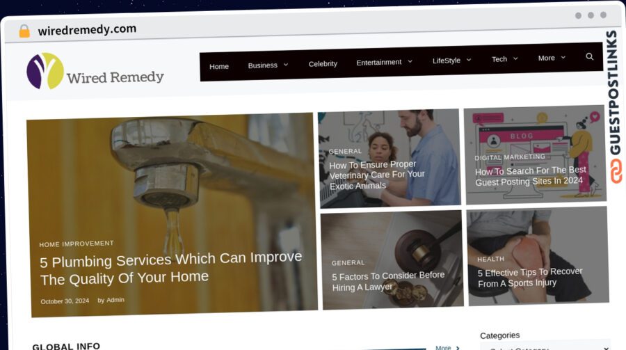 Publish Guest Post on wiredremedy.com