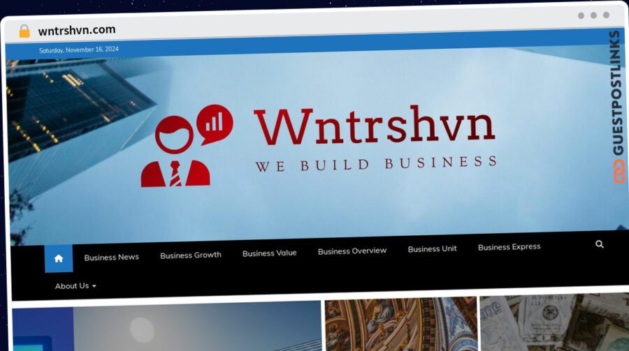 Publish Guest Post on wntrshvn.com