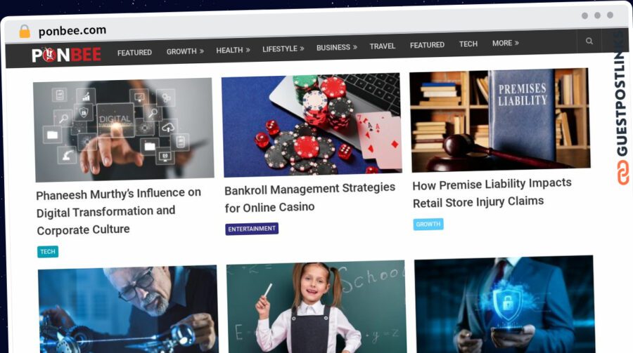 Publish Guest Post on ponbee.com