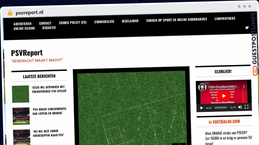 Publish Guest Post on psvreport.nl