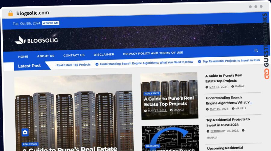 Publish Guest Post on blogsolic.com