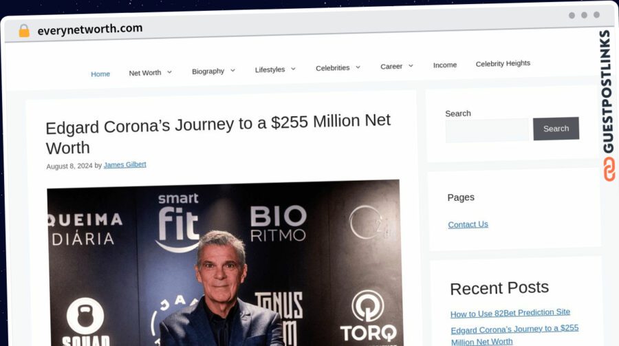 Publish Guest Post on everynetworth.com
