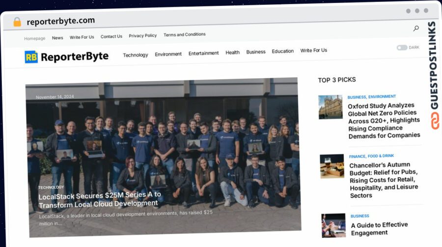 Publish Guest Post on reporterbyte.com
