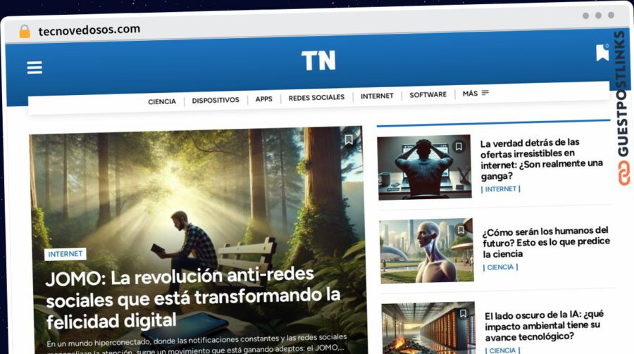 Publish Guest Post on tecnovedosos.com