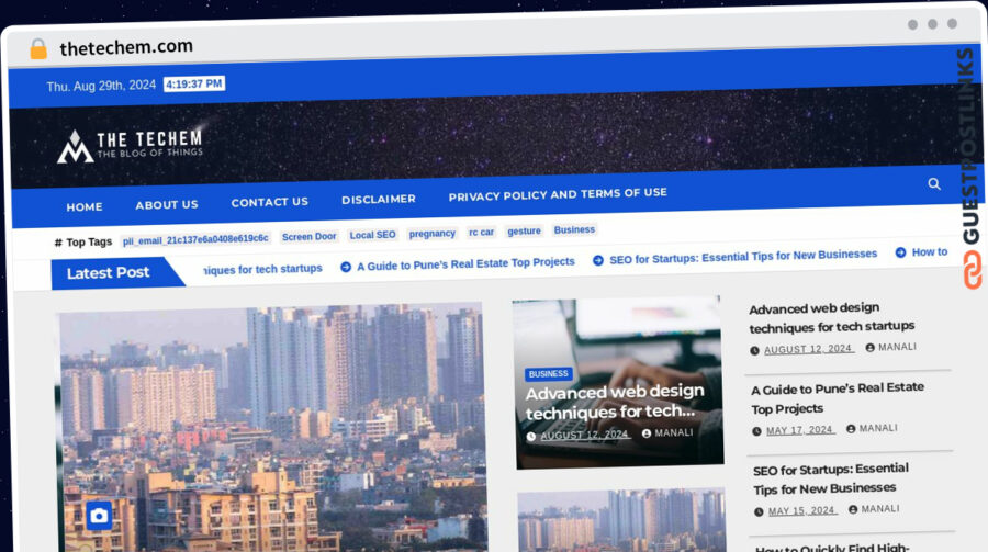 Publish Guest Post on thetechem.com