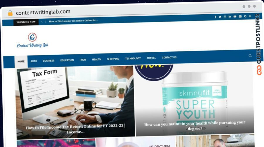 Publish Guest Post on contentwritinglab.com