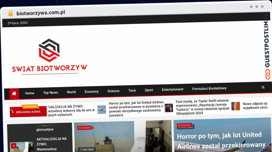 Publish Guest Post on biotworzywa.com.pl