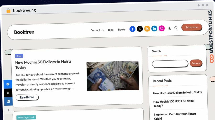 Publish Guest Post on booktree.ng