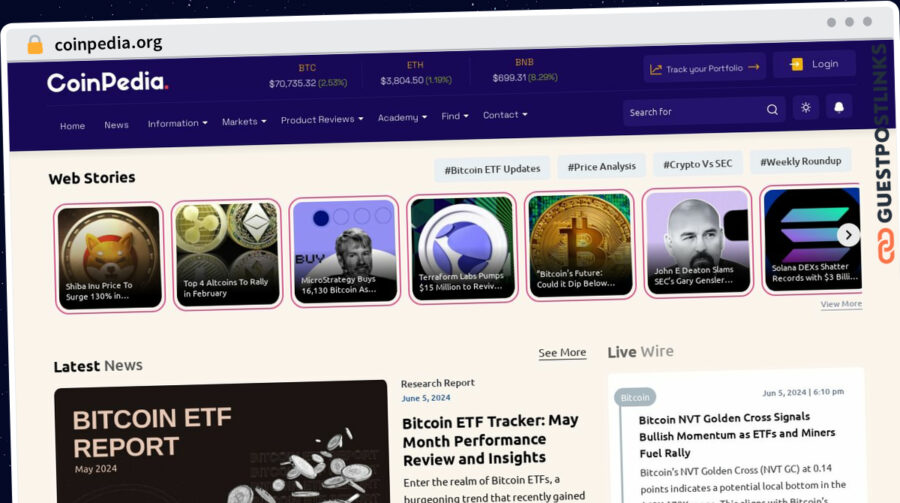 Publish Guest Post on coinpedia.org