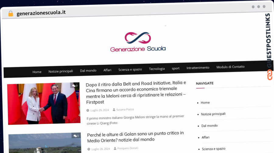 Publish Guest Post on generazionescuola.it
