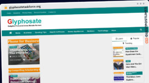 Publish Guest Post on glyphosatetaskforce.org