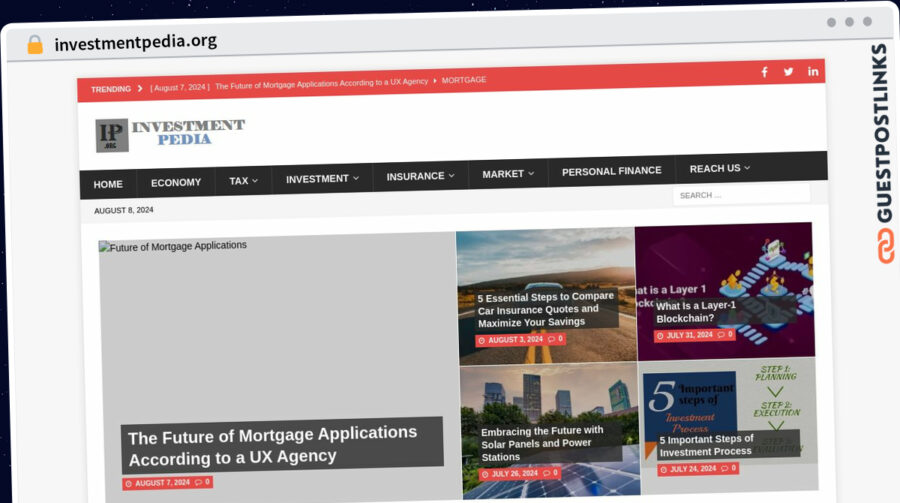 Publish Guest Post on investmentpedia.org