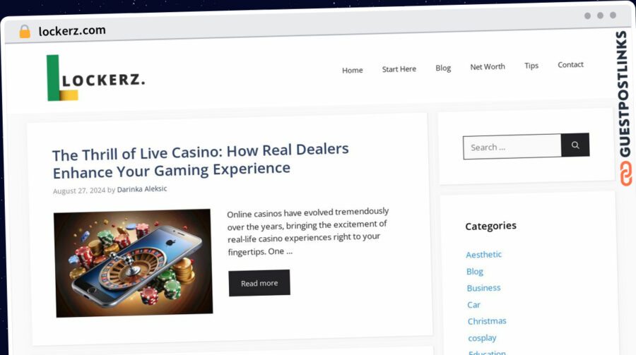 Publish Guest Post on lockerz.com