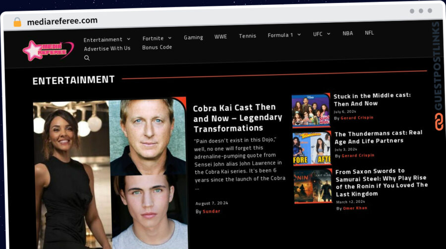 Publish Guest Post on mediareferee.com