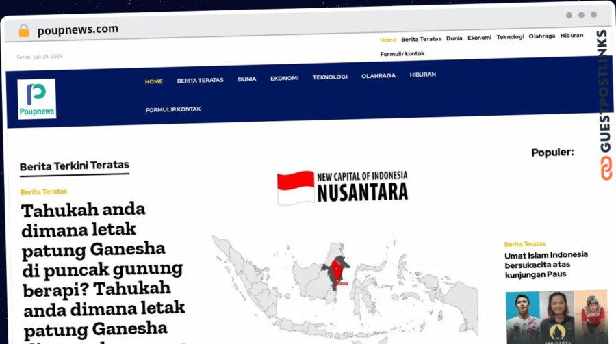 Publish Guest Post on poupnews.com