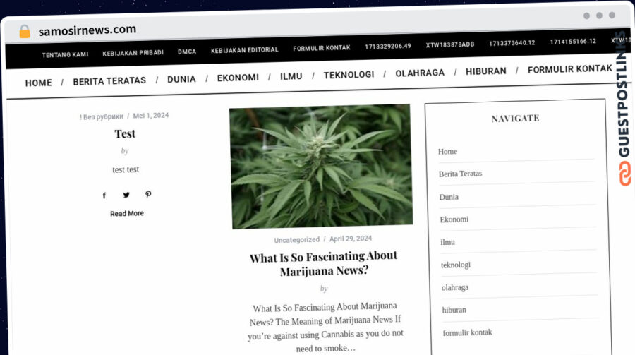 Publish Guest Post on samosirnews.com