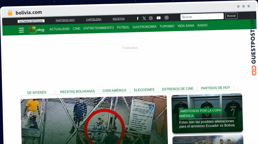 Publish Guest Post on bolivia.com