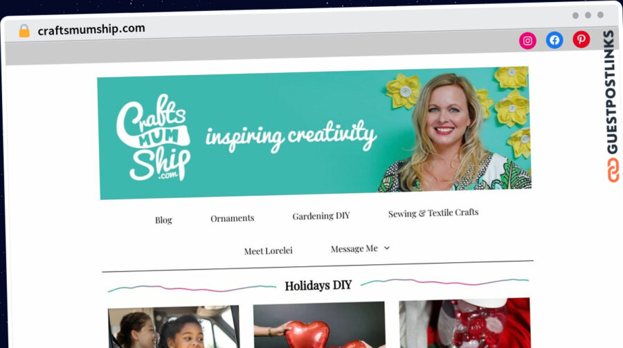 Publish Guest Post on craftsmumship.com