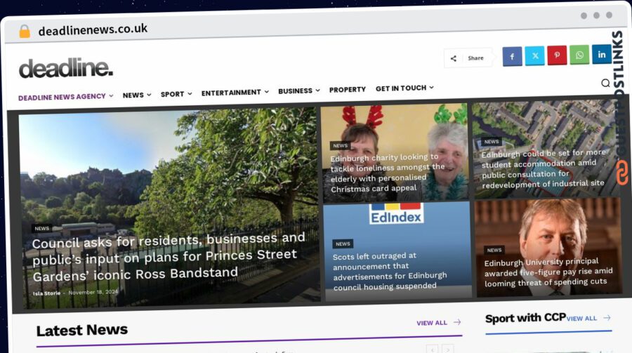 Publish Guest Post on deadlinenews.co.uk