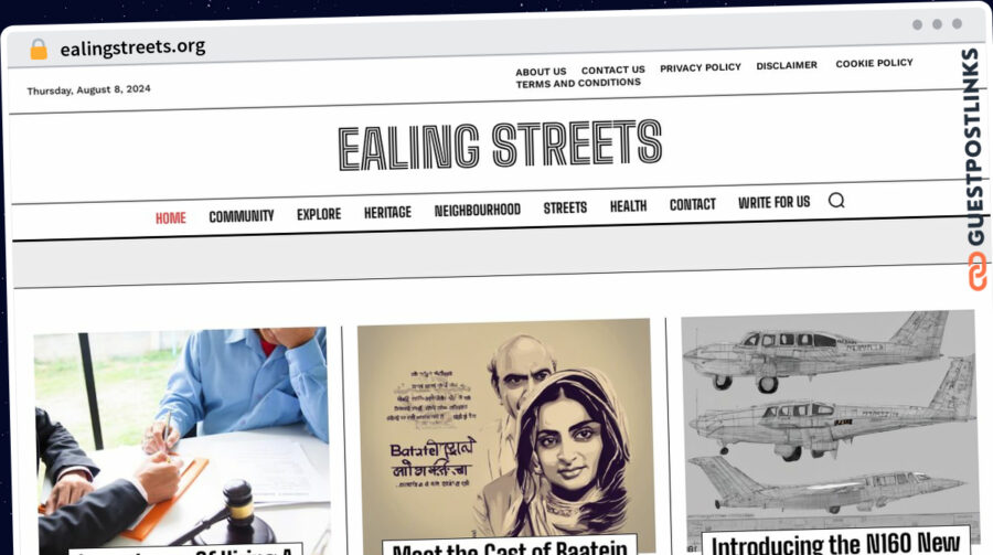 Publish Guest Post on ealingstreets.org